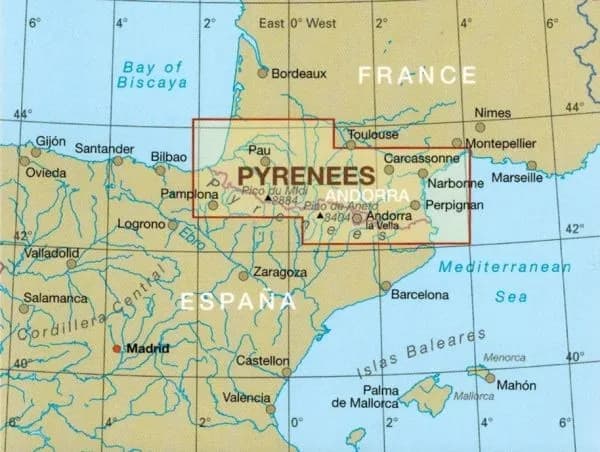 Gdzie leżą Pireneje? Odkryj ich położenie między Francją a Hiszpanią